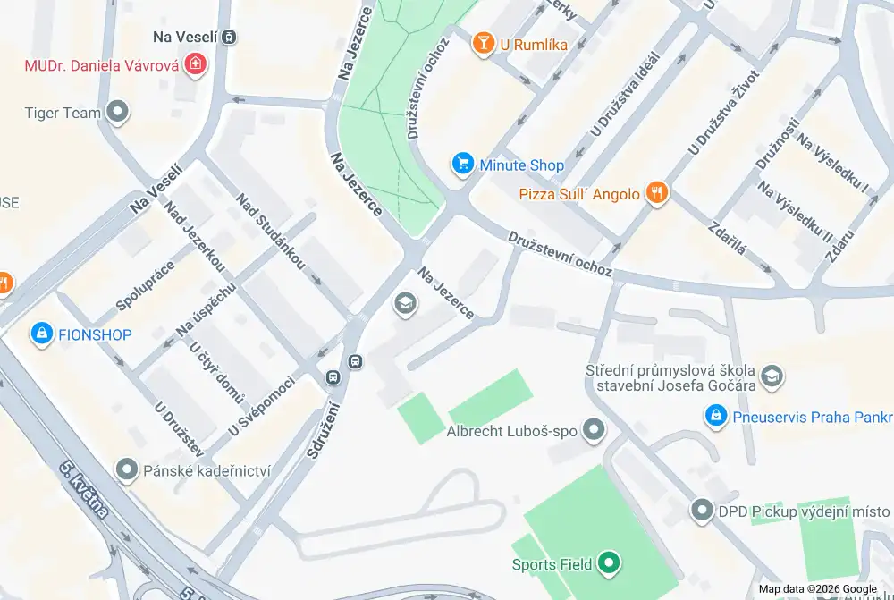 mapa školy