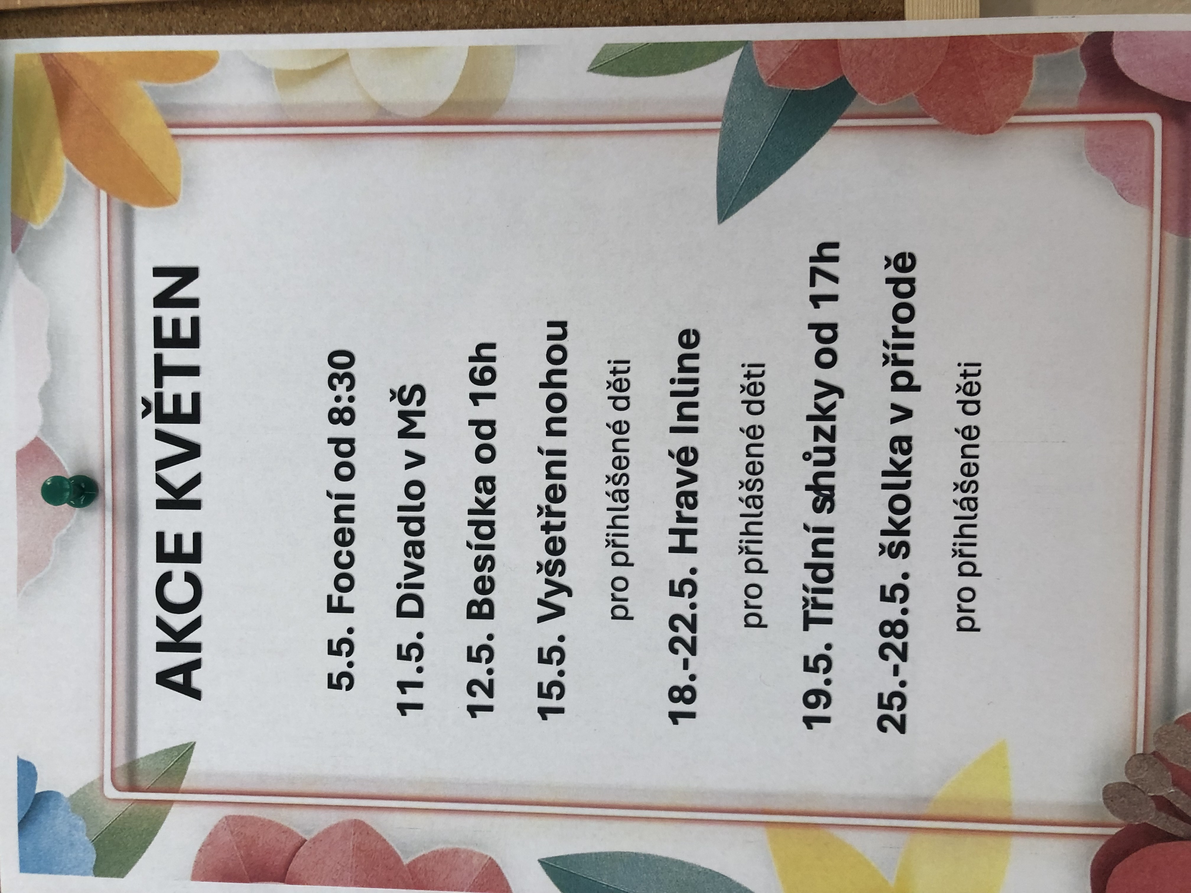 Akce květen